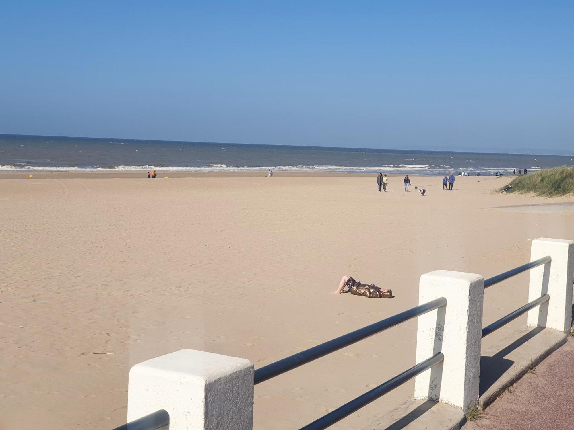 Studio Front De Mer Merville-Franceville-Plage Kültér fotó
